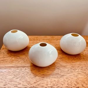 Set of Three Crate & Barrel Bud Vases